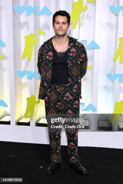 Dylan O'Brien attends the 2022 MTV VMAs at Prudential Center on August 28, 2022 in Newark, New Jersey.