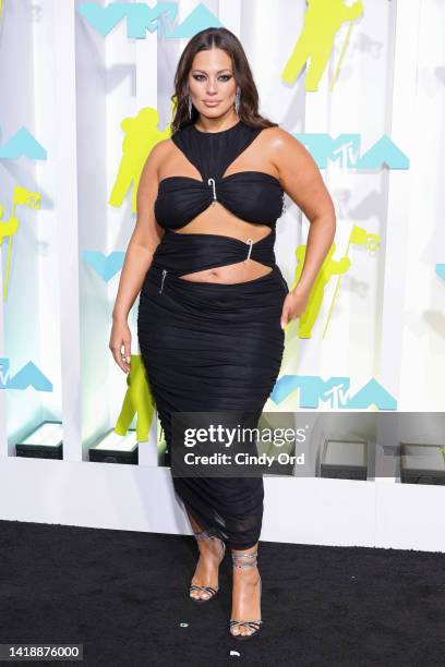 Ashley Graham attends the 2022 MTV VMAs at Prudential Center on August 28, 2022 in Newark, New Jersey.