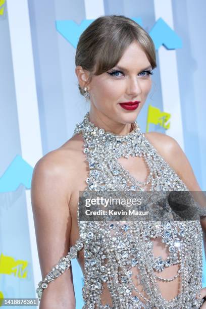 Taylor Swift attends the 2022 MTV VMAs at Prudential Center on August 28, 2022 in Newark, New Jersey.