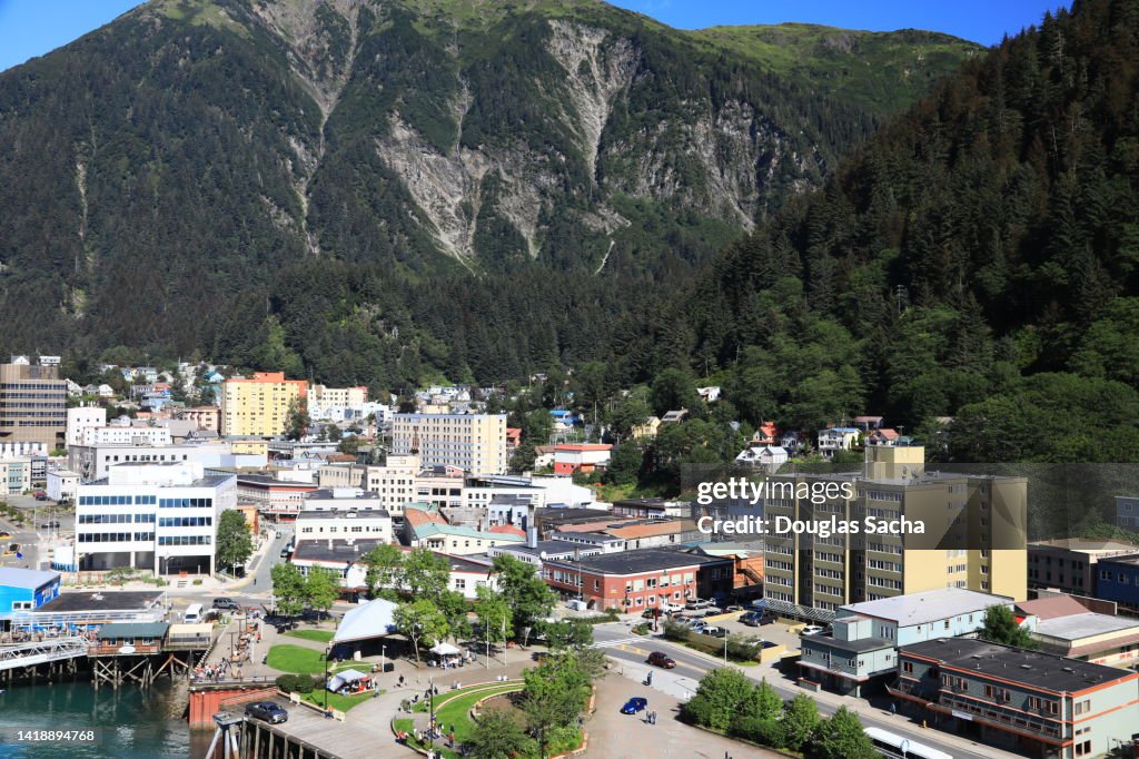 Juneau Alaska city skyline