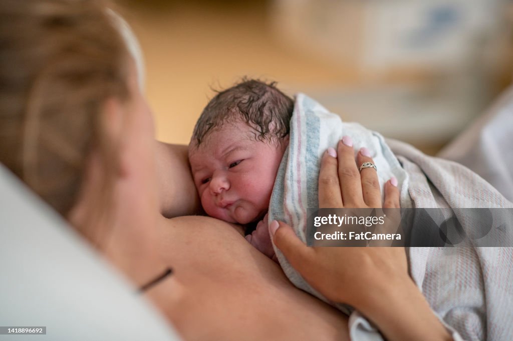 Pele a pele com a mamãe