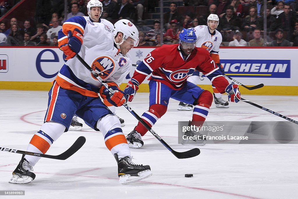 New York Islanders v Montreal Canadiens