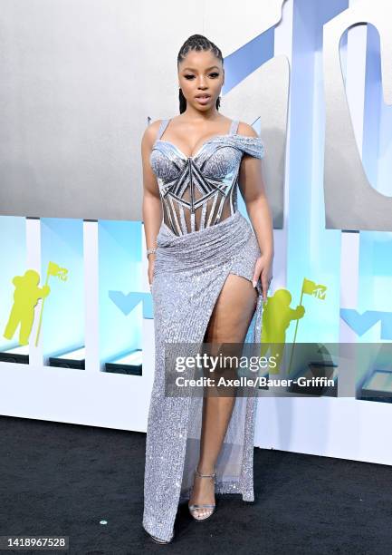 Chloe Bailey attends the 2022 MTV Video Music Awards at Prudential Center on August 28, 2022 in Newark, New Jersey.