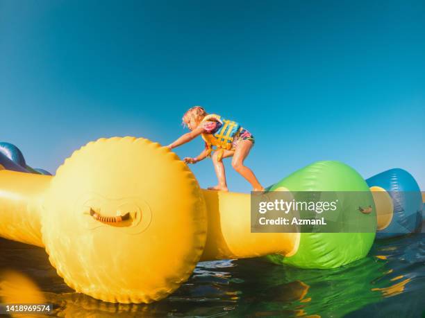 Young Inflatable 833 Inflatable Waterpark Stock Photos, High-Res Pictures, and Images ...