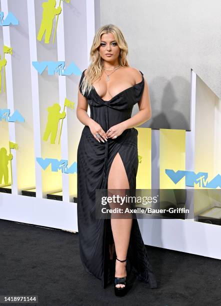 Bebe Rexha attends the 2022 MTV Video Music Awards at Prudential Center on August 28, 2022 in Newark, New Jersey.