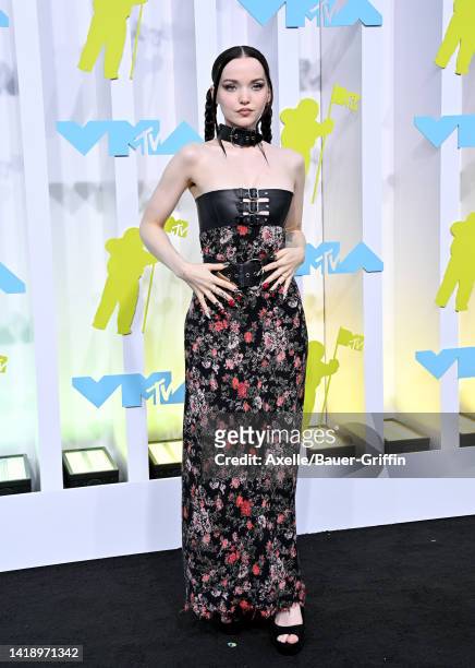 Dove Cameron attends the 2022 MTV Video Music Awards at Prudential Center on August 28, 2022 in Newark, New Jersey.