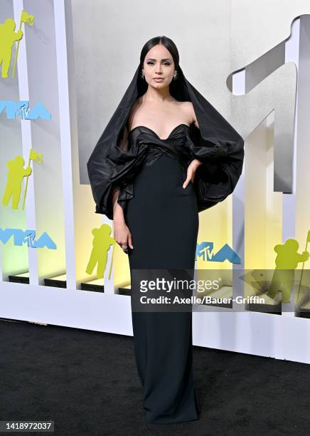 Sofia Carson attends the 2022 MTV Video Music Awards at Prudential Center on August 28, 2022 in Newark, New Jersey.