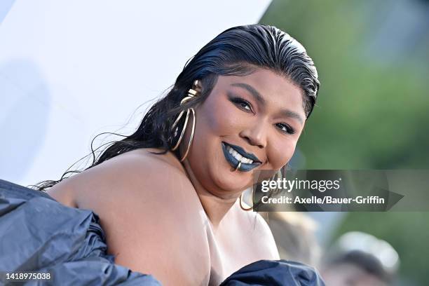 Lizzo attends the 2022 MTV Video Music Awards at Prudential Center on August 28, 2022 in Newark, New Jersey.