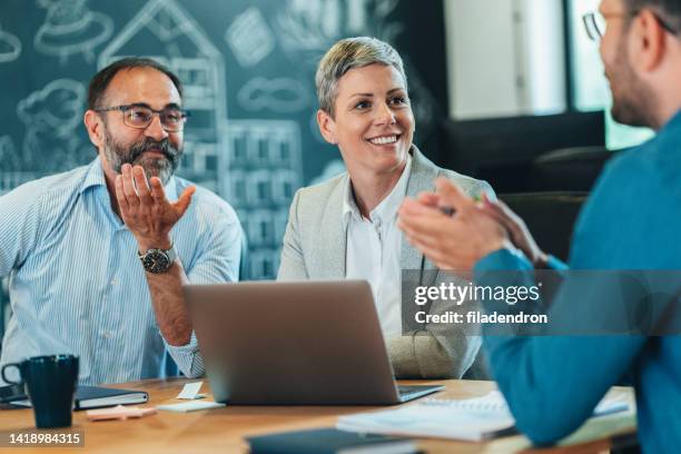 business meeting - director office stock pictures, royalty-free photos & images