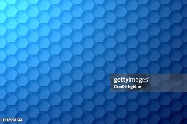 abstrakter blauer hintergrund - geometrische textur - lungenbläschen stock-grafiken, -clipart, -cartoons und -symbole