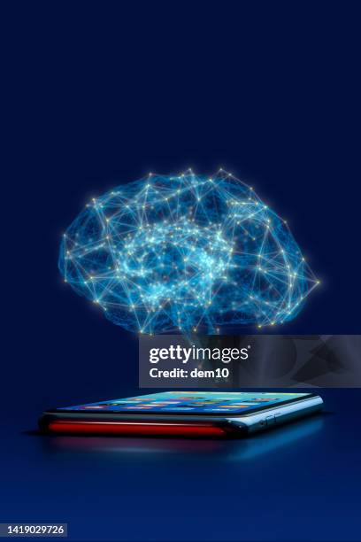 data encryption and artificial intelligence - future medical technology stock illustrations