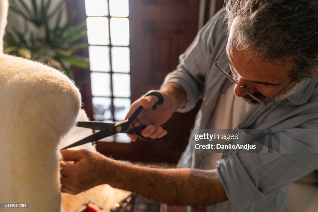 Bringing new light to old furniture.