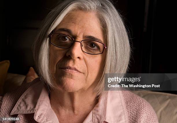 Judy Gross, wife of Alan Gross, poses for a portrait Washington, D.C., on Monday, March 19, 2012. Alan Gross is being held in Cuba, accused of spying.