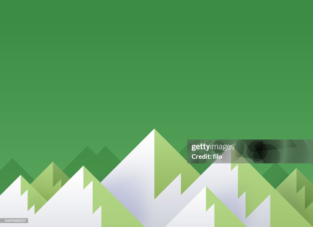 Green Mountains Abstract Background
