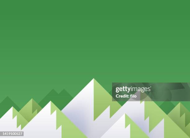 green mountains abstract background - alpine stock illustrations