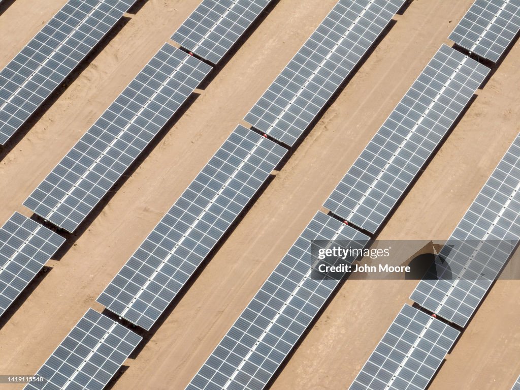 Wind And Solar Farms Produce Green Energy In the Atacama Desert