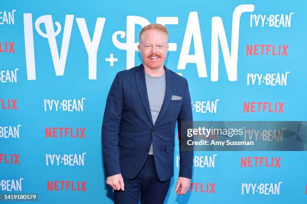 Jesse Tyler Ferguson attends Netflix's "Ivy and Bean" Los Angeles premiere at Harmony Gold on August 29, 2022 in Los Angeles, California.