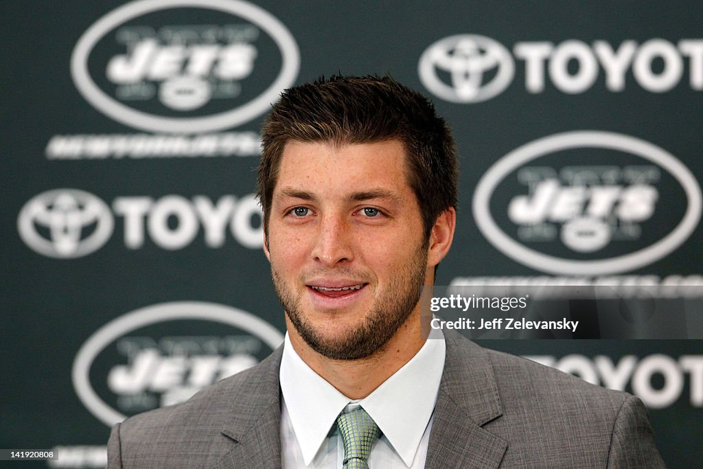 New York Jets Introduce Tim Tebow