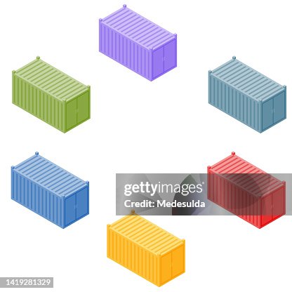 Cargo Container High-Res Vector Graphic - Getty Images