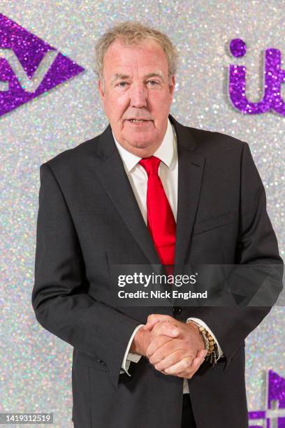 Jeremy Clarkson attends the ITV Autumn Entertainment Launch at White City House on August 30, 2022 in London, England.