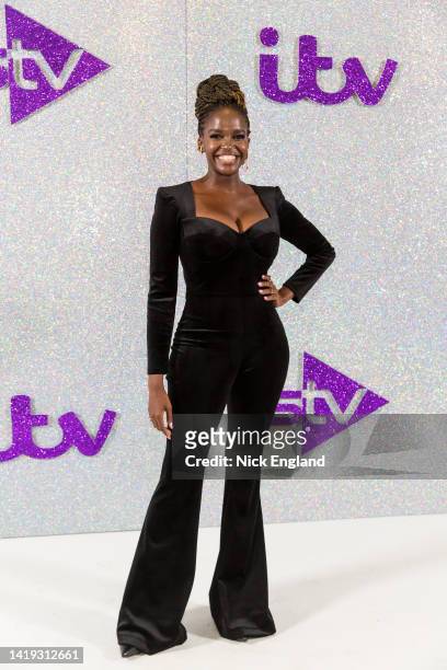 Oti Mabuse attends the ITV Autumn Entertainment Launch at White City House on August 30, 2022 in London, England.