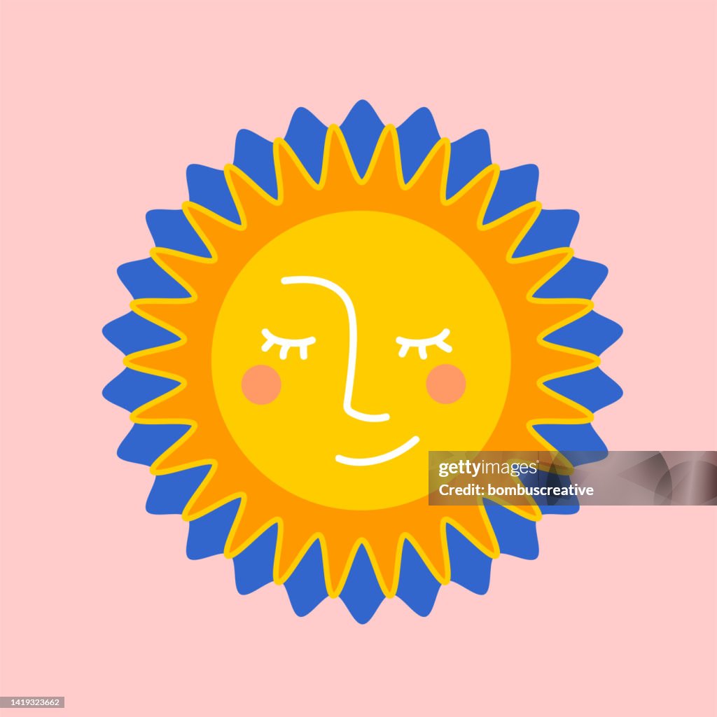 Window Sun Character Sun Character Design High-Res Vector Graphic - Getty Images