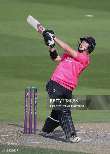 Ali Orr of Sussex Sharks plays a shot during the Royal London Cup semi final match between Sussex Sharks and Lancashire Lightning at The 1st Central...