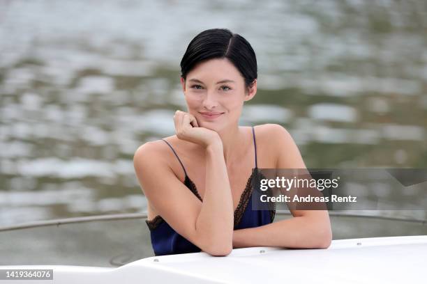 Grace Elizabeth is seen ahead of the 79th Venice International Film Festival on August 30, 2022 in Venice, Italy.