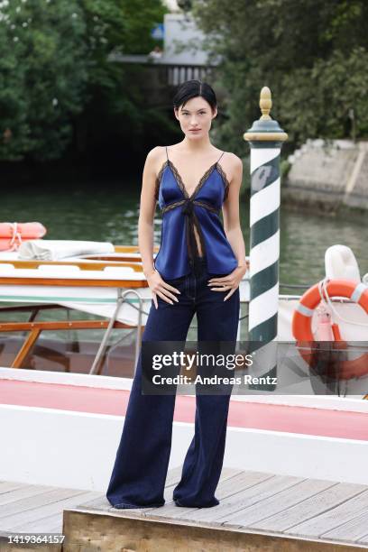 Grace Elizabeth is seen ahead of the 79th Venice International Film Festival on August 30, 2022 in Venice, Italy.