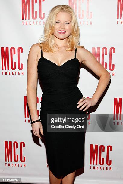 Actress Megan Hilty attends Miscast 2012 at the Hammerstein Ballroom on March 26, 2012 in New York City.