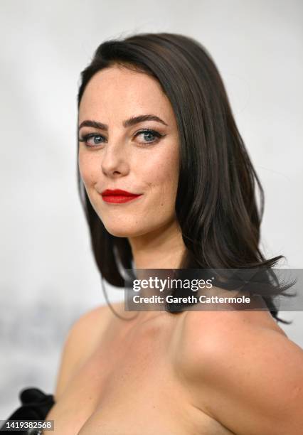 Kaya Scodelario attends "The Lord Of The Rings: The Rings Of Power" World Premiere in Leicester Square on August 30, 2022 in London, England.