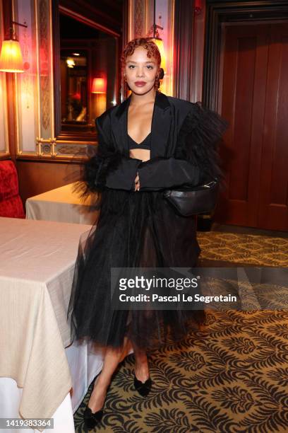 Tessa Thompson attends the "Cinema Danieli - An Unforgettable Story" inaugural cocktail with Variety ahead of the 79th Venice International Film...