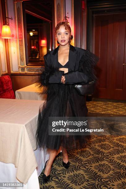 Tessa Thompson attends the "Cinema Danieli - An Unforgettable Story" inaugural cocktail with Variety ahead of the 79th Venice International Film...