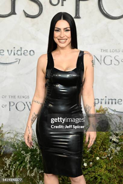 Cléo Pires attends "The Lord of the Rings: The Rings of Power" World Premiere at Odeon Luxe Leicester Square on August 30, 2022 in London, England.