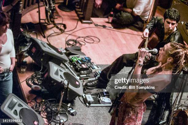 July 2003: Rock singer Beth Hart performing on July 2003 in New York City.