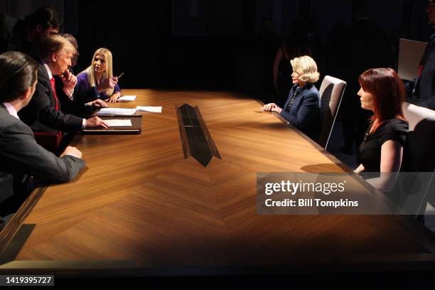 May 10: Donald Trump, Donald Trumpr Jr, Ivana Trump, Joan Rivers and Annie Duke during the Season Finale of the Celebrity Apprentice on May 10, 2009...