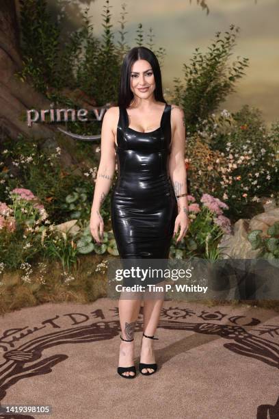 Cleo Pire attends "The Lord of the Rings: The Rings of Power" World Premiere at Odeon Luxe Leicester Square on August 30, 2022 in London, England.