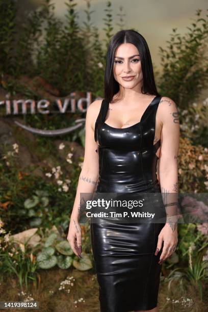 Cleo Pires attends "The Lord of the Rings: The Rings of Power" World Premiere at Odeon Luxe Leicester Square on August 30, 2022 in London, England.