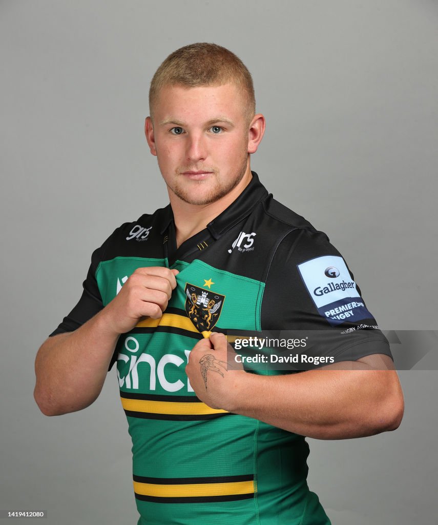 James Craig Rugby Craig Wright of Northampton Saints poses for a portrait during the ...