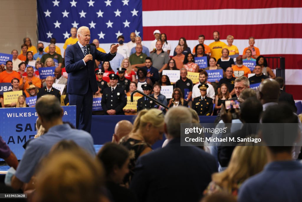 President Biden Speaks In Pennsylvania On Reducing Crime And The Bipartisan Safer Communities Act