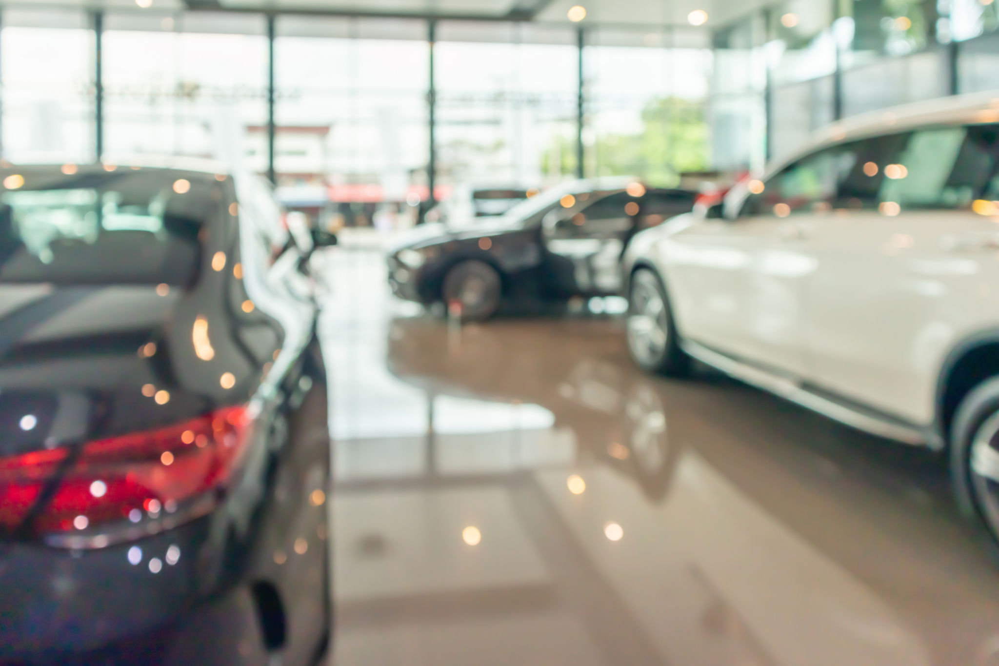 car dealership showroom