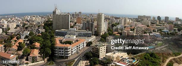 dakar, senegal - downtown - dakar stock-fotos und bilder