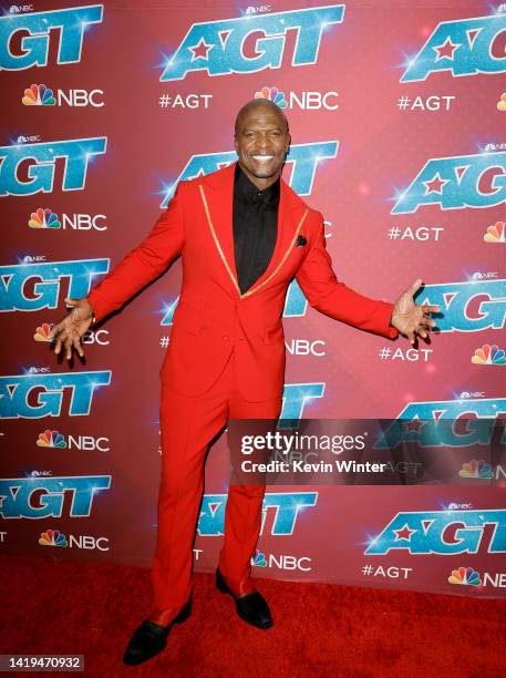 Terry Crews attends the "America's Got Talent" Season 17 Live Show Red Carpet at Sheraton Pasadena Hotel on August 30, 2022 in Pasadena, California.