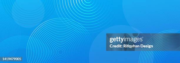ilustraciones, imágenes clip art, dibujos animados e iconos de stock de fondo circular de forma geométrica de degradado azul abstracto. fondo futurista moderno. se puede usar para páginas de destino, portadas de libros, folletos, volantes, revistas, cualquier marca, banners, encabezados, presentaciones y fondos de pantalla - fondo azul