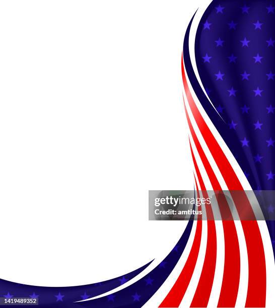 ilustraciones, imágenes clip art, dibujos animados e iconos de stock de bandera americana vertical - bandera de estados unidos