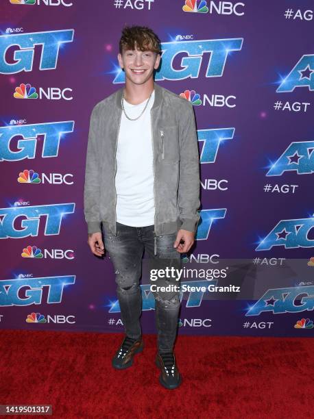 Lee Collinsonarrives at the Red Carpet For "America's Got Talent" Season 17 Live Show at Sheraton Pasadena Hotel on August 30, 2022 in Pasadena,...