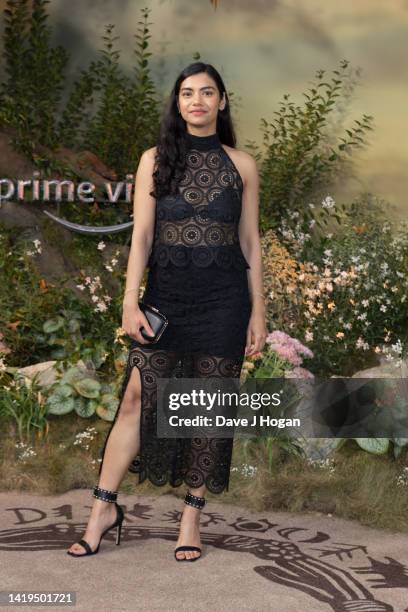 Hiftu Quasem attends "The Lord Of The Rings: The Rings Of Power" World Premiere at Leicester Square on August 30, 2022 in London, England.