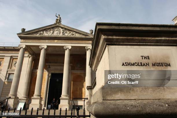 The Ashmolean Museum on Beaumont Street on March 22, 2012 in Oxford, England.
