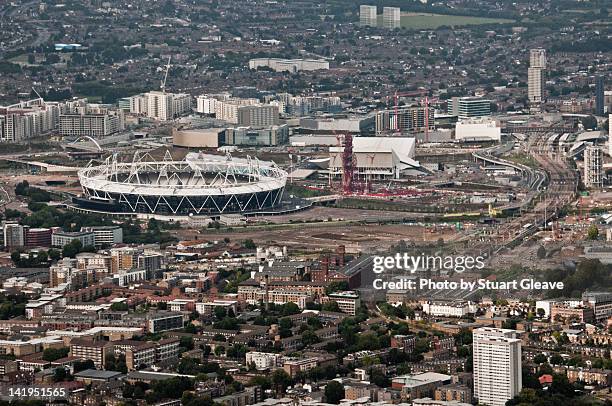 london, olympic village - olympic stadium london stock pictures, royalty-free photos & images