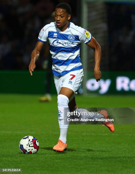 Chris Willock of Queens Park Rangers in action during the Sky Bet Championship between Queens Park Rangers and Hull City at Loftus Road on August 30,...